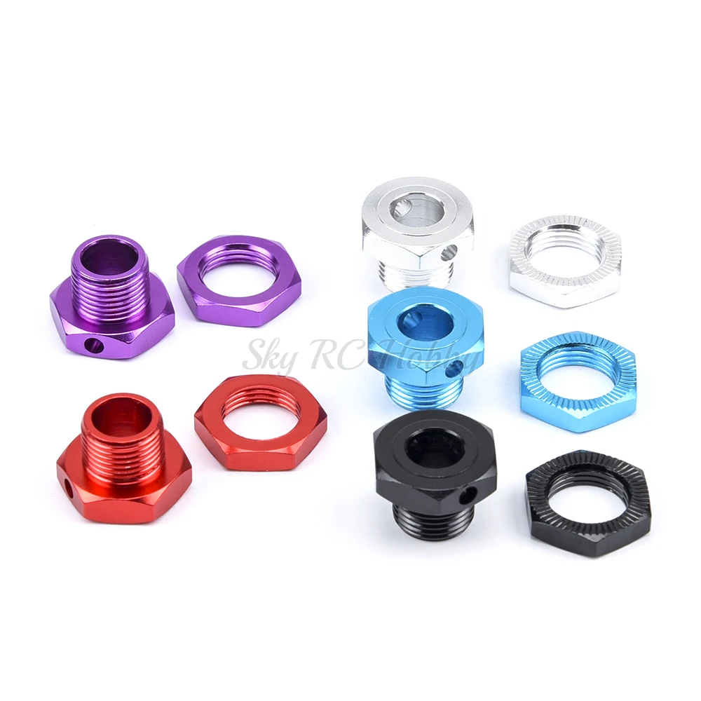 

4pcs/lot RC Wheel Hex Driver 17MM Aluminum Alloy Wheel Hex Coupler Spare Accessory Parts Kit for HSP 1/8 RC Crawler Car