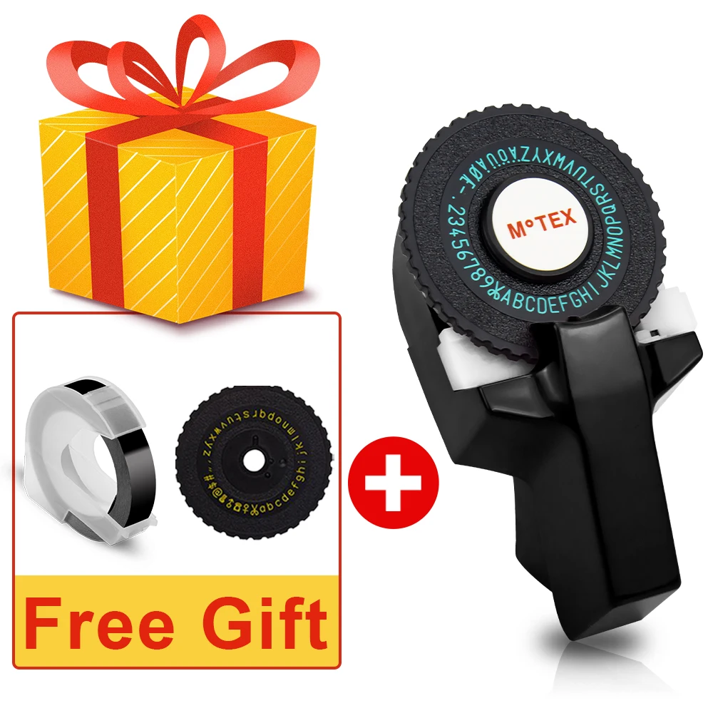 3PK 9 мм 3D лента для тиснения этикеток Motex E101 устройство печати Dymo ручная машинка DIY |