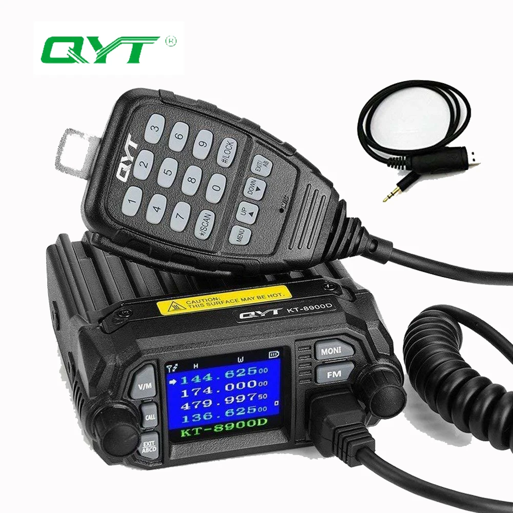 

Рация QYT KT-8900D, четырехдиапазонная, FM, VHF, динамик, для Baofeng UV82 UV5R