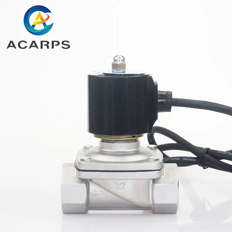 1-1/4 &quotподводный электромагнитный клапан из нержавеющей стали фонтана водяной 220