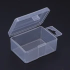 Пластиковый прозрачный рыболовный ящик для приманки, крючка, переносной джиг для хранения снастей