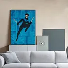 Арт в стиле минимализма холст Картины современный Стиль Nightwing плакат и принтами для мальчиков крутая настенные картины для Гостиная домашнего декора для дома