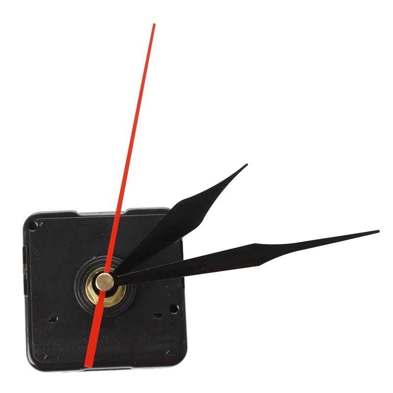 

Quartz clock Movement Mechanism 3 Black + Red Needle DIY Repair