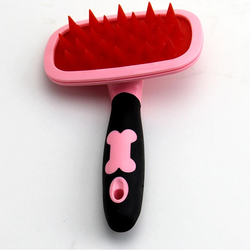 Силиконовая щетка расческа для мытья купания массажная пластиковая Расческа