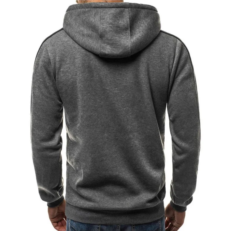 Мужская осенне зимняя Толстовка с длинным рукавом и круглым вырезом|Мужские