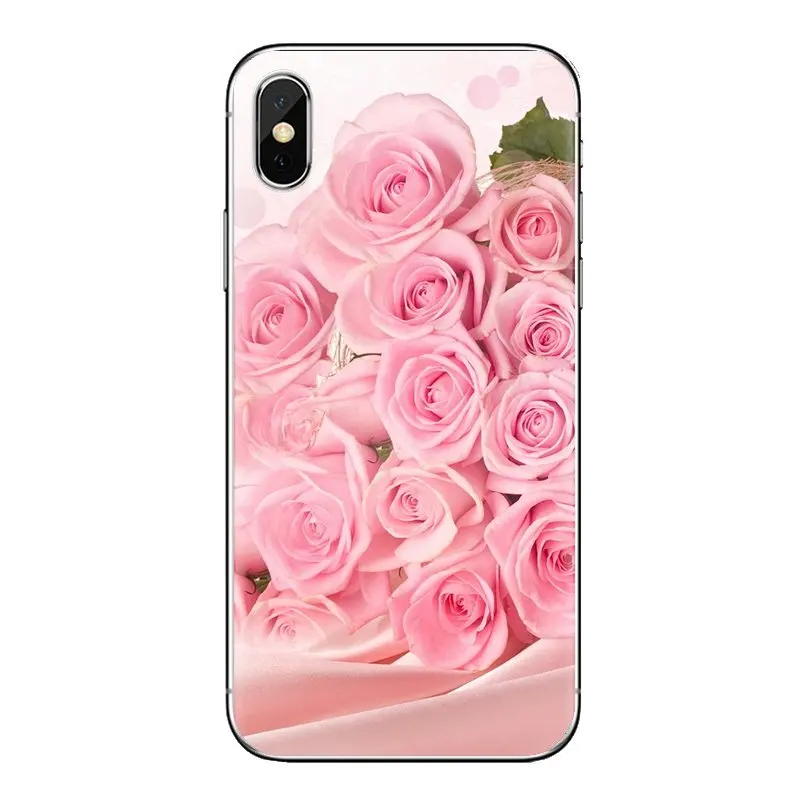 ТПУ чехол для iPhone XS Max XR X 4 4s 5 5S 5C SE 6 6S 7 8 Plus samsung Galaxy J1 J3 J5 J7 A3 A5 сладкий красный