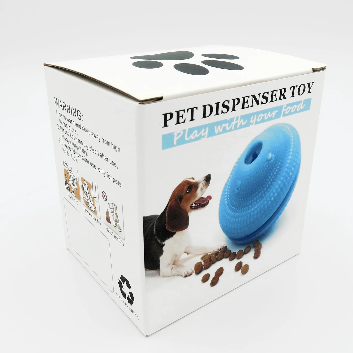 Головоломка гироскопа игрушка для домашней собаки укус резитент еда мяч