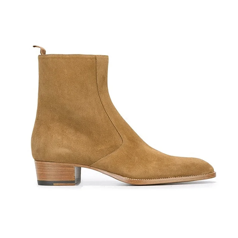 

Ручной работы в винтажном стиле; Мужские туфли из натуральной кожи с острым носком ботильоны под платье из воловьей кожи; Ботинки «Челси»; Б...