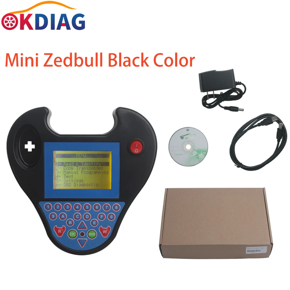 2021 V508 Super Mini ZedBull Smart Zed-Bull Key Transponder Programmer mini ZED BULL key programmer Transponder Clone Black