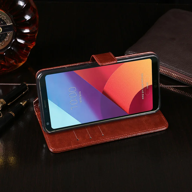 Чехол для LG G6 Plus 5 7 дюйма деловой флип-кошелек с подставкой ПУ кожа чехлы