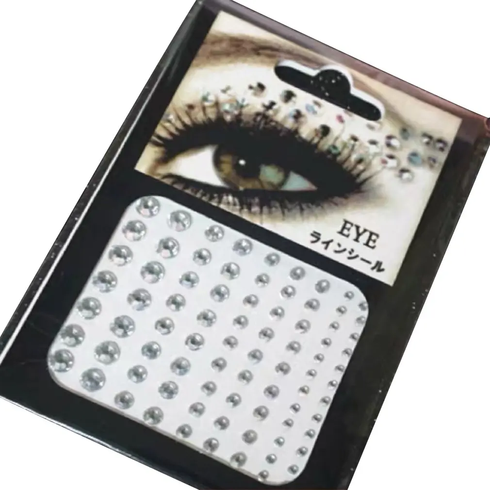 Украшения для лица тела хрустальные Временные Глаза тату праздничные вечерние