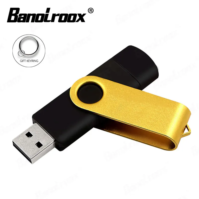 USB флеш накопитель 2 в 1 8/16/32/64/128 ГБ|USB флэш-накопители| |
