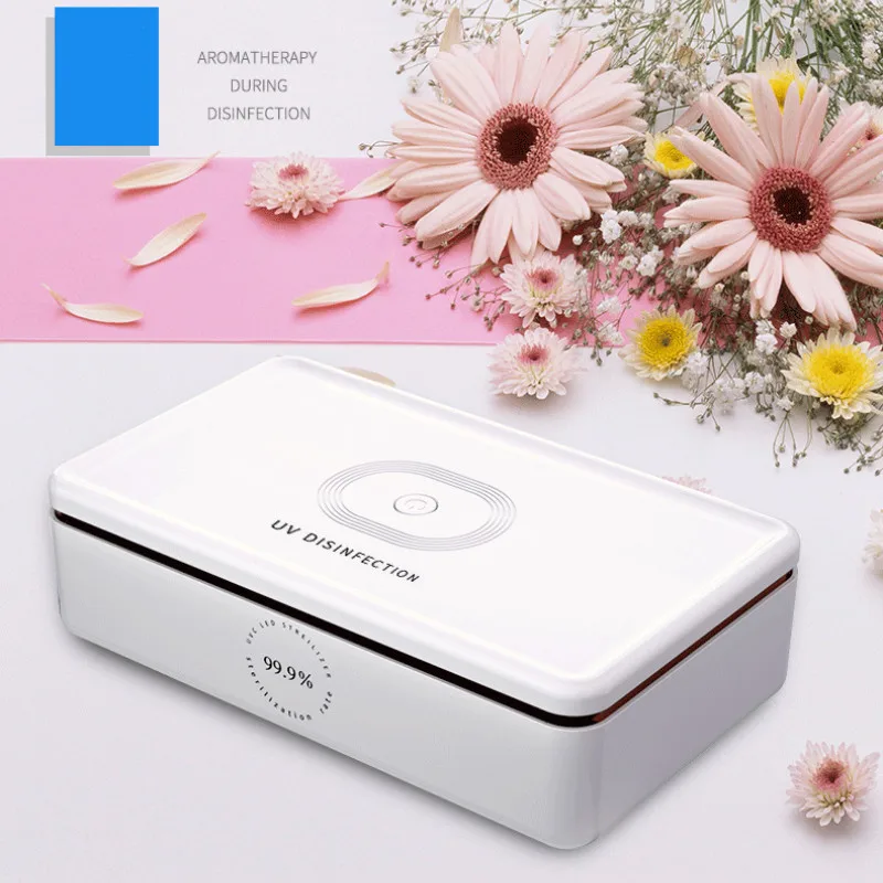 

Multifunctional Disinfection Box Car Wireless Charger Phone/earphone Wireless Charging UV Disinfection Box Mask Disinfection Box