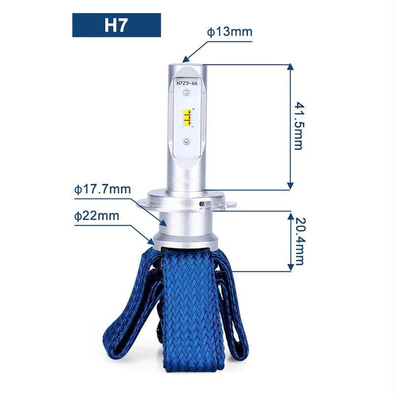 Philips Ultinon Essential светодиодный H7 автомобильные лампы 12 В 6000 К Термальный холодный