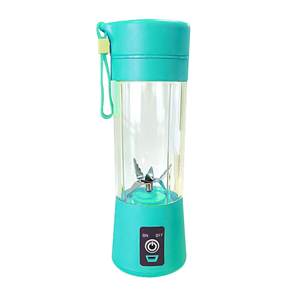 

400ml Portable 6 Blades Blender USB Rechargeable Fruit Juice Cup Bottle Mixer Portable Blender Mixer Water Bottle Juicing Cup