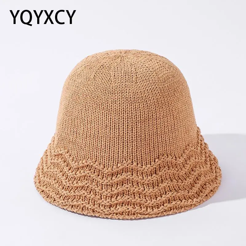 

YQYXCY Bucket Hat Women Sun Protection Foldable Solid Color Summer Outdoor Casual Gorros 2021 New