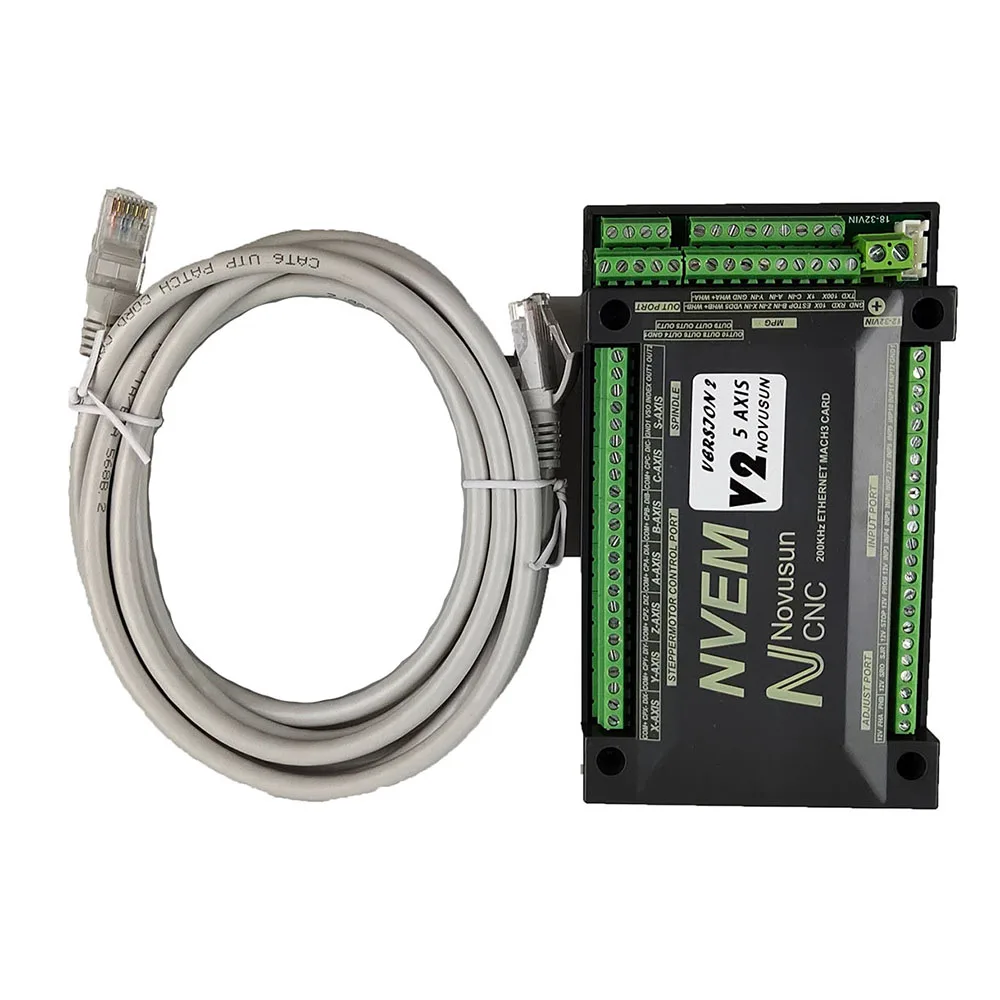ЧПУ контроллер движения MACH3 nvemv2.1 3/4 /5/6 axis Ethernet + цифровой дисплей ручной ведомый