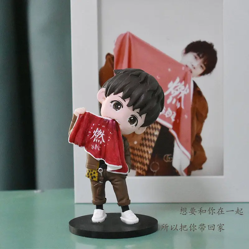 TFBOYS Yiyan Qianxi Figure Home Decoration Small Ornaments Birthday Creative Gift Star Surroundings Commemorate Collection Value