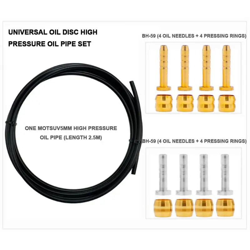 

Bike Oil Disc Brake Cable 2.5m Bicycle Hydraulic Brake Cable Hose Hose 5mm Olive head Oil Tube Pipe Cable Set.