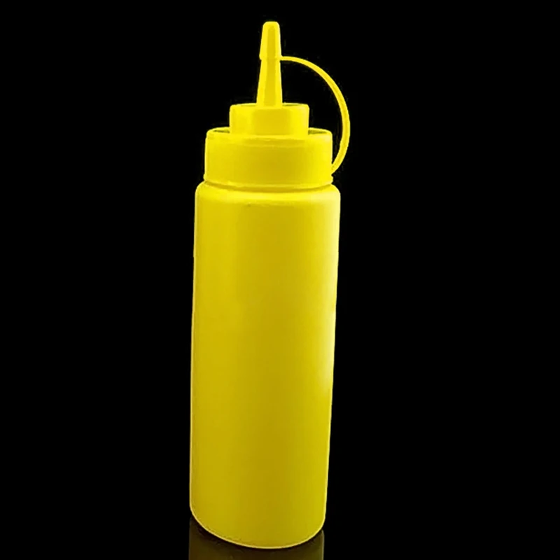 

1Pc 8-24 OZ Bottle Squeeze Condiment Dispenser Ketchup Mustard Sauce Vinegar New