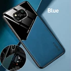 Чехол для poco x3 Pro, кожаный чехол, автомобильный магнитный держатель, чехлы для xiaomi poco x3 Pro X 3 Pro nfc, силиконовая рамка, противоударный чехол