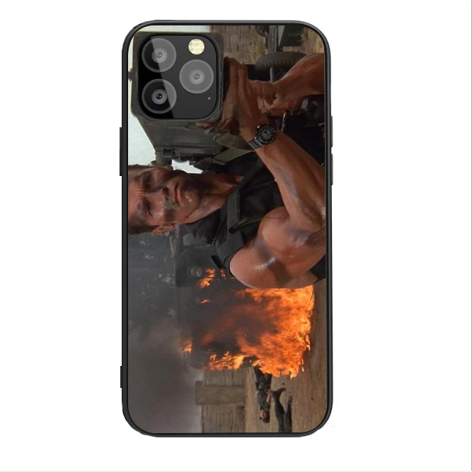 Арнольд Шварценеггер фильм Commando 2017 постер глянцевый Гладкий ТПУ силиконовый