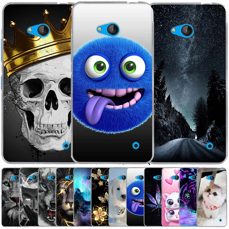 Бампер для Nokia microsoft Lumia 640 Чехол Мягкий ТПУ силиконовый чехол мобильного телефона