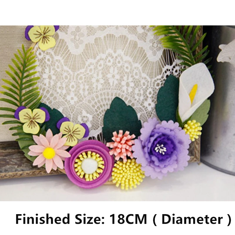 Фетр ручной работы цветочный орнамент наборы для ремесла гостиной и спальни