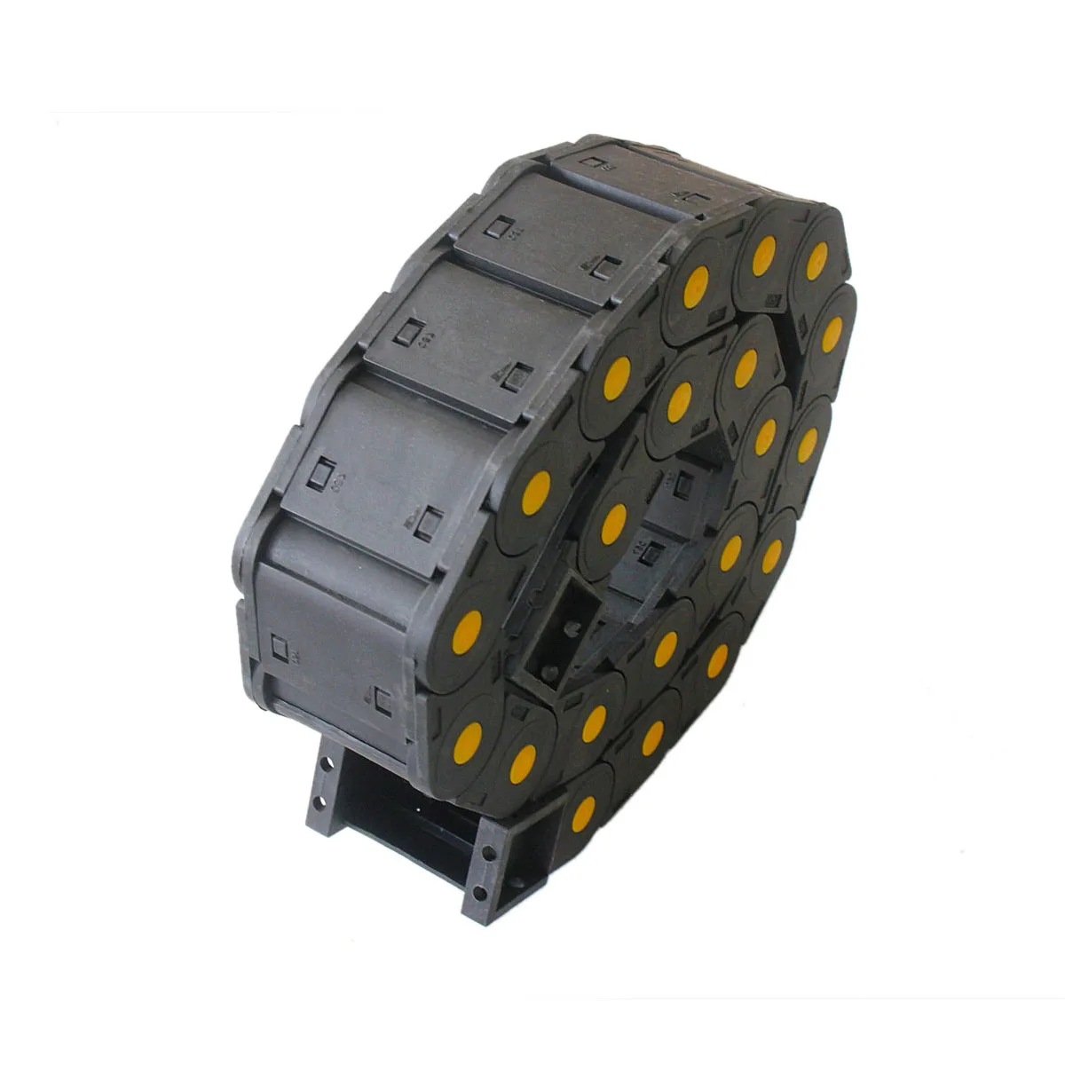 1PCS R55 25mm x 57mm Black Enhanced Plastic Nylon Drag Chain Cable Carrier 1M Length Full-Closed for CNC Machine | Обустройство дома