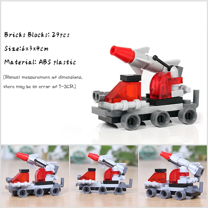 Военный мини-танк игрушечный автомобиль лодка Обучающие строительные блоки
