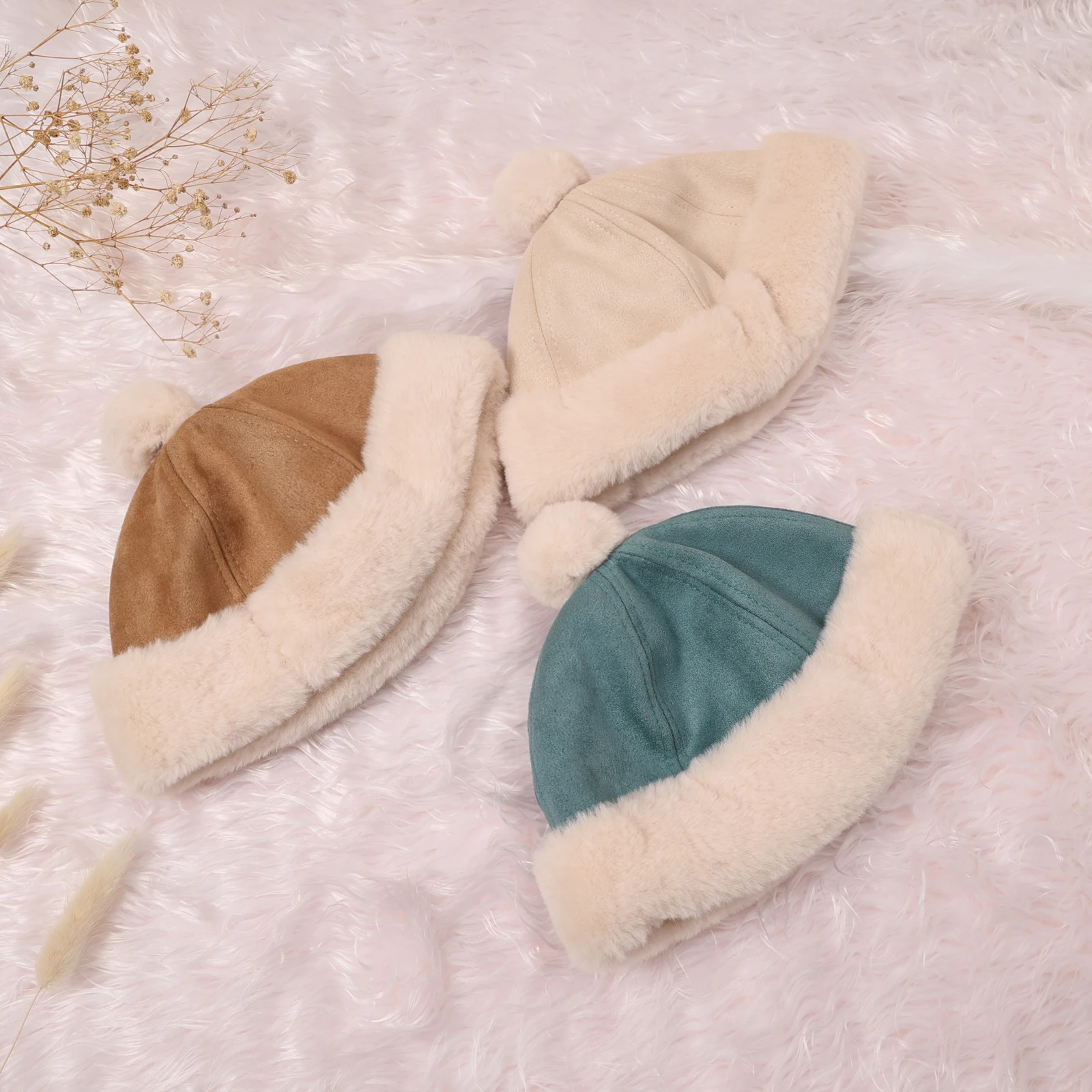 

Pudcoco, 7 цветов, детская шапка унисекс, утепленный тюрбан, шапка, фетровые шляпы на осень и зиму