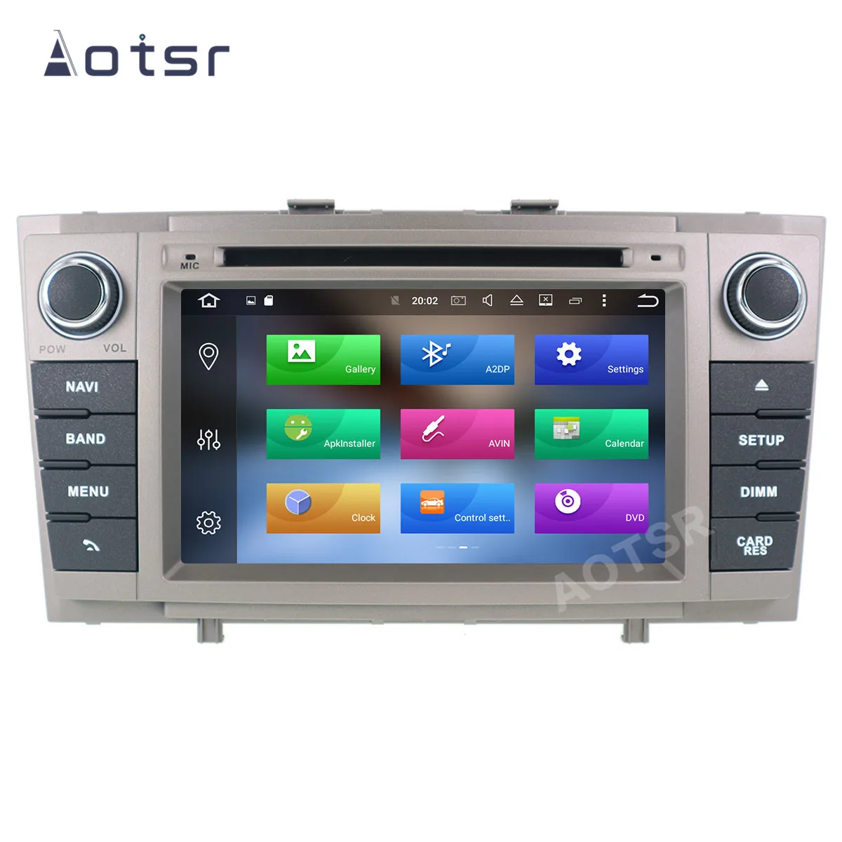 AOTSR автомобильный мультимедийный плеер 2 Din Android 10 для Toyota Avensis T27 2009 2015 авто радио GPS