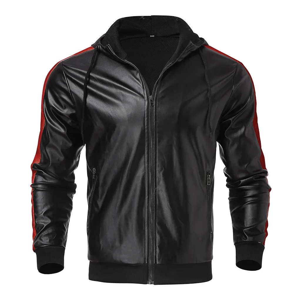 2019 спортивный костюм для мужчин бега Homme кожаные мужские спортивные костюмы