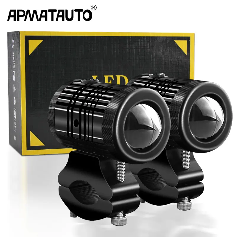 Автомобильные фары для мотоцикла велосипеда лампы LED прожектор светодиодная