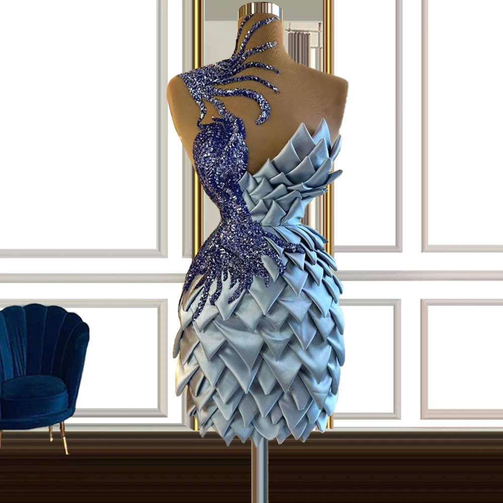 Floria Prom Dresses Marine Ball Gowns Light Blue Woman Clothes for Pageant Party Celebrity Vestidos De Fiesta платье на выпуск