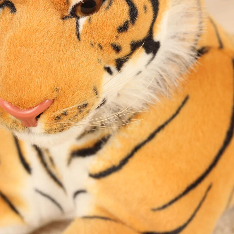 

40-120cm Creative Simulation Tiger Plush toy Stuffed Soft Animal Forest Tiger Pillow Dolls For Children Kids Birthday Gift