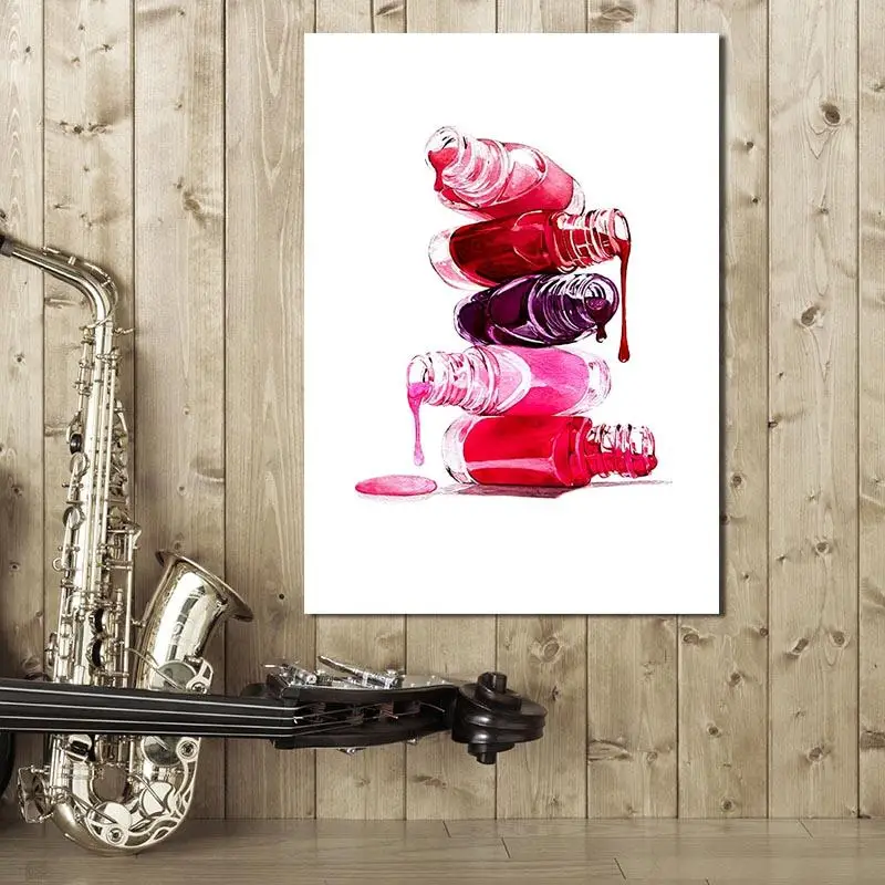 

Modern Canvas Painting Nail Polish Poster Posters Modern Paintings for Living Room Wall Pictures Home Decoration Cuadro