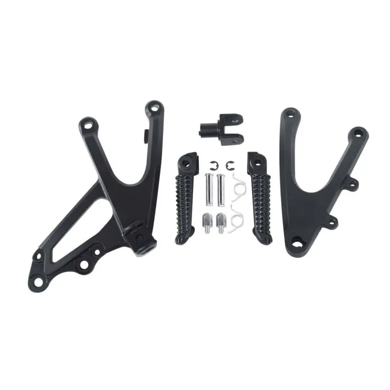 Motorcycle Front Rider Footrests Foot Pegs Bracket For YAMAHA YZF R1 YZF-R1 YZFR1 2007-2008 | Автомобили и мотоциклы