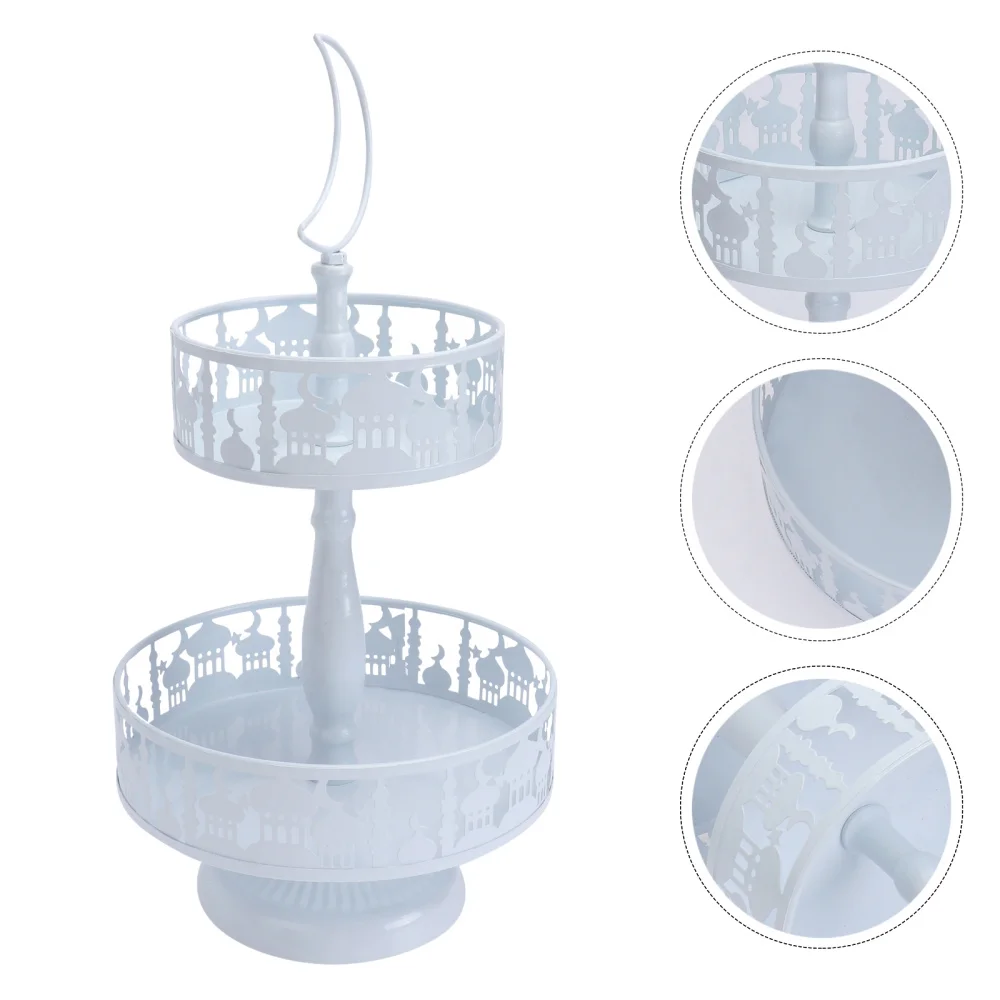 

1Pc Delicate Dessert Holder Festival Cake Rack Ironwork Wedding Candy Shelf
