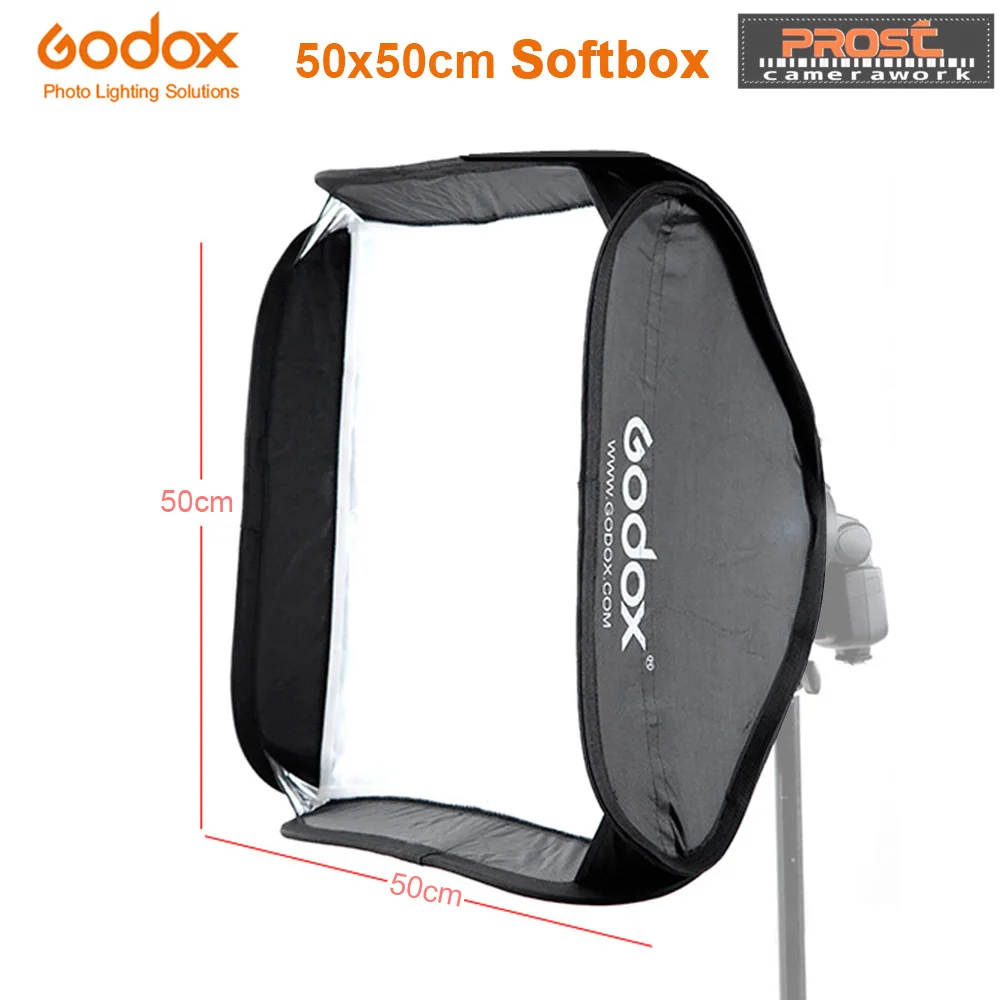 Софтбокс Godox 50x50 см рассеиватель Отражатель для вспышки Speedlite светильник ная