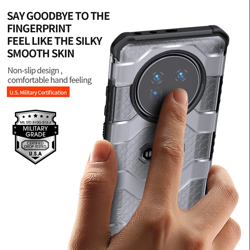 

Armor Case For Huawei Mate 40 Pro Hybird TPU Hard PC Airbag Armor Shockproof Anti-Fall Protection Cover For Huawei Mate 40