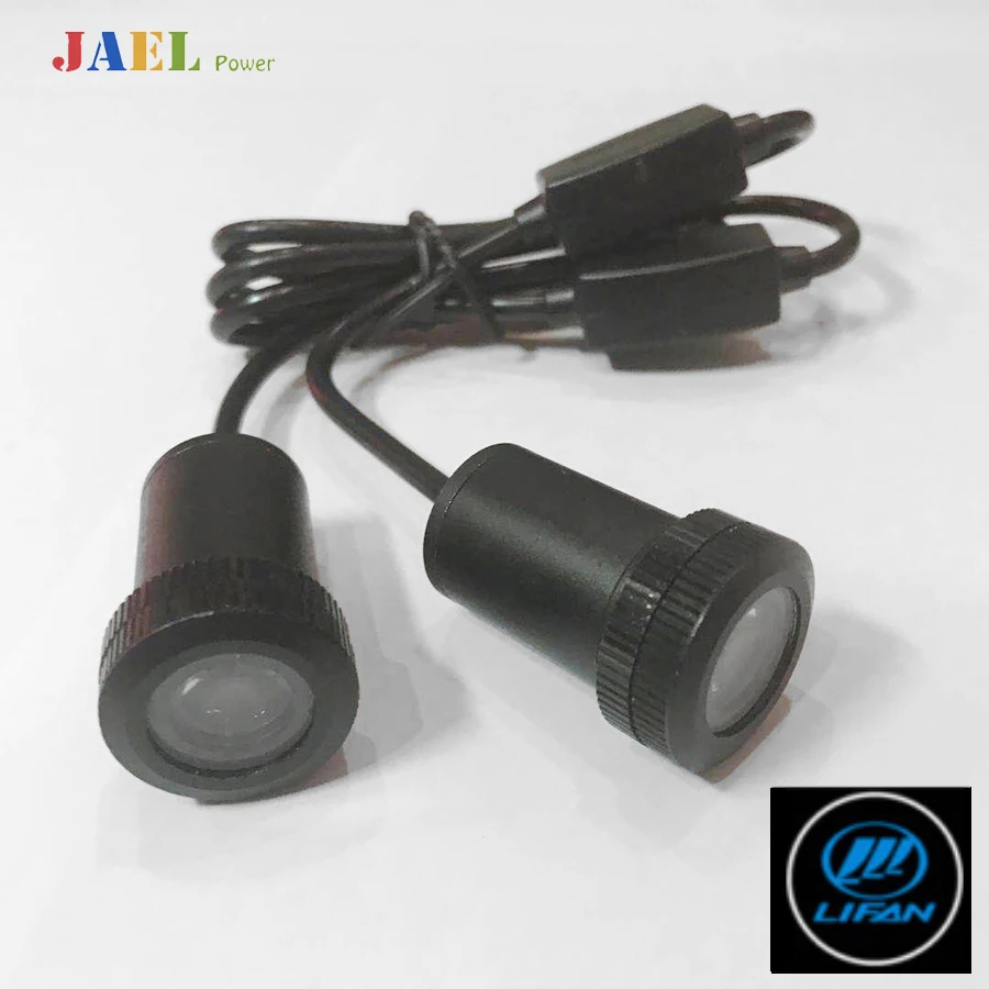 

JAEL One Set LED Car door welcome light Case For LIFAN Led Light courtesy led car laser projector Logo Ghost Shadow Light