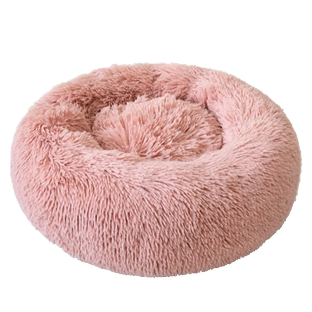 Deep Sleep Plush Round Dog Kennel Cat Litter Autumn And Winter Pet Nest Mat Cat Bed Professional Fashion