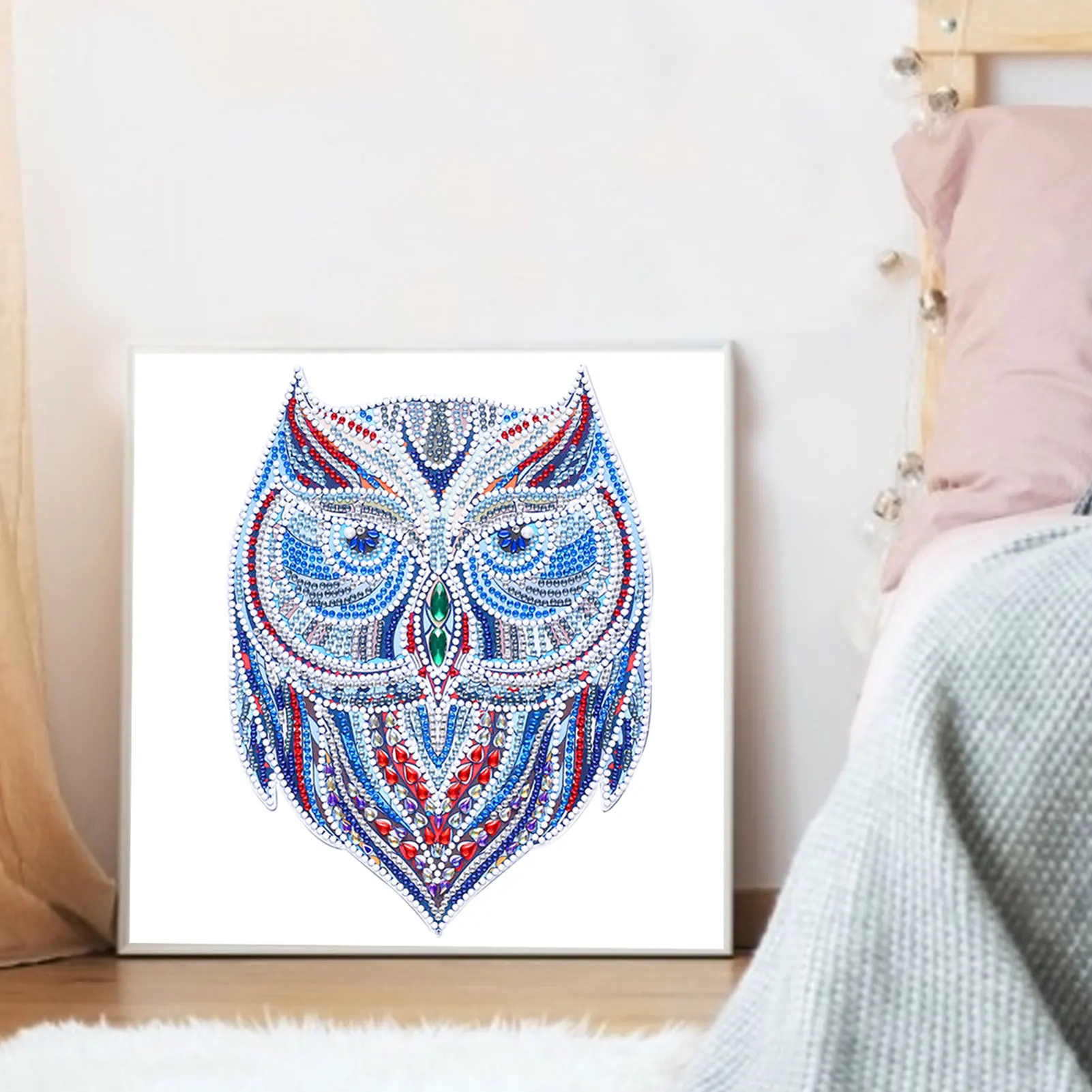 

5D Diamond Painting Set DIY Cute Owl Pattern Colourful Painting Special-shaped Painting Room Decoration Home Living beautifully