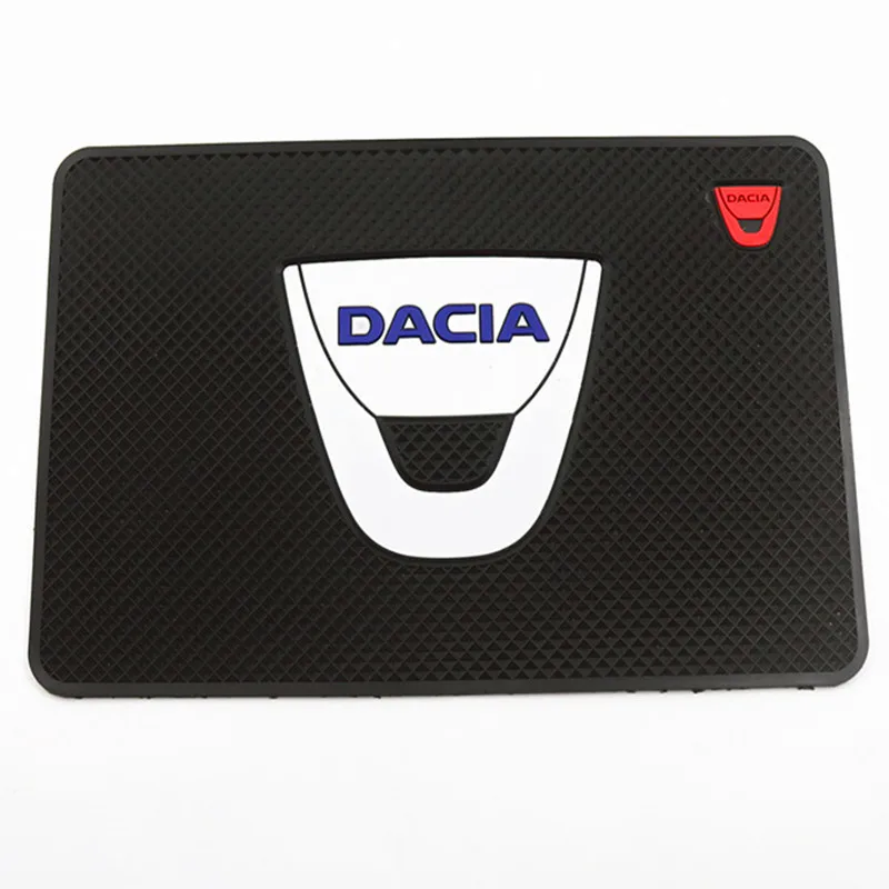 Ceyes автомобильный стиль нескользящий Противоскользящий коврик авто бейдж чехол для Dacia Duster Logan 2 Mcv Sandero Stepway