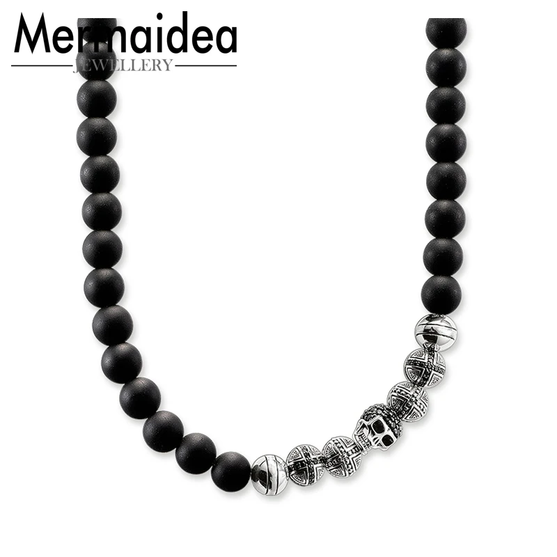 Ожерелье с бусинами Череп новинка 2020 модные ювелирные изделия из ниток крест Rebel