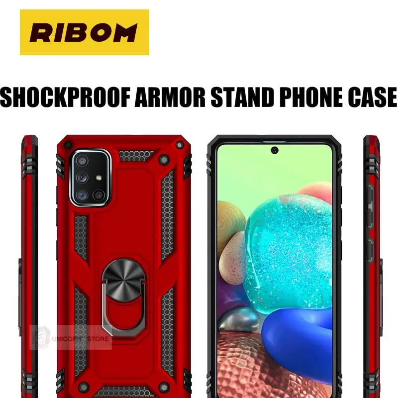 

Official full Cover With Box Case For Samsung Galaxy A12 A52 A71 S10 S20 FE S21 Hybrid Armor Shockproof Cover