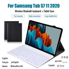 Съемный чехол с беспроводной Bluetooth-клавиатурой для Samsung Galaxy Tab S7 11 2020 дюйма