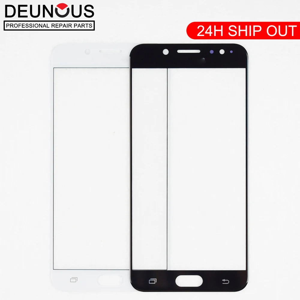 

New Touch Screen replacement repair for Samsung Gaxaly C8 C7100 C7108 C8000 Black glass screen top quality outer Panel