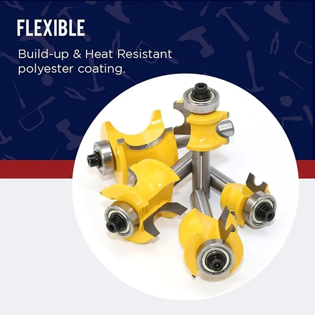 Хвостовик Bullnose колонка бисера лицевая формовочная фреза для